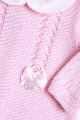 Grenouillère en laine - Rose