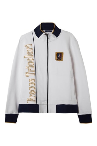 Sudadera - Blanco y azul