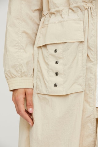 Parka con capucha - Beige