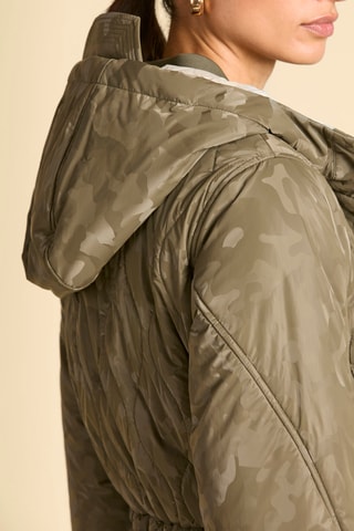 Parka con capucha - Verde oscuro