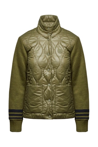 Chaqueta bimateria - Verde oscuro