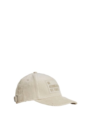 Gorra de terciopelo - Beige