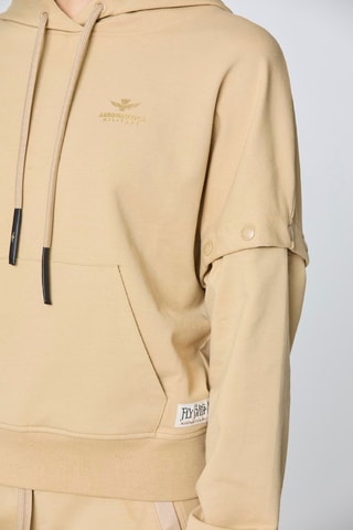 Sudadera con capucha - Beige