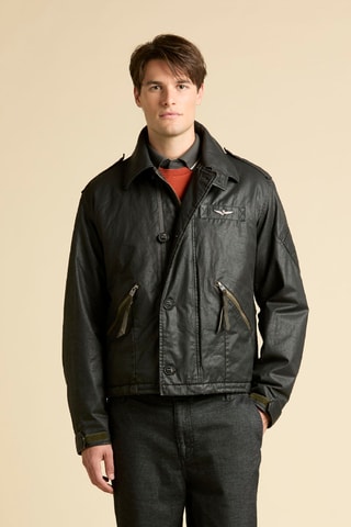 Chaqueta con capucha - Negro