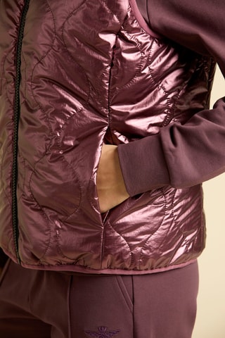 Chaleco reversible - Violeta