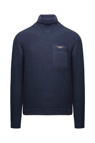 Jersey de lana - Azul marino