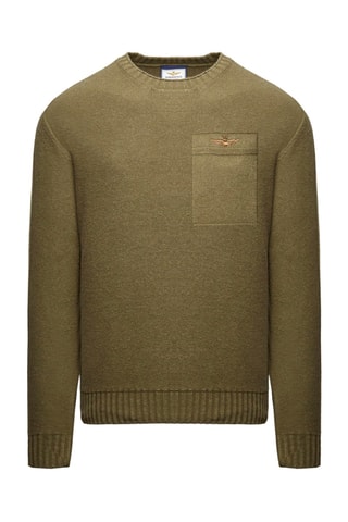 Jersey de lana - Verde oscuro