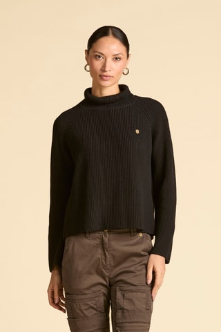 Jersey de lana y cachemir - Negro