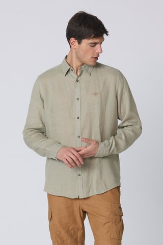 Camisa de lino - Verde claro