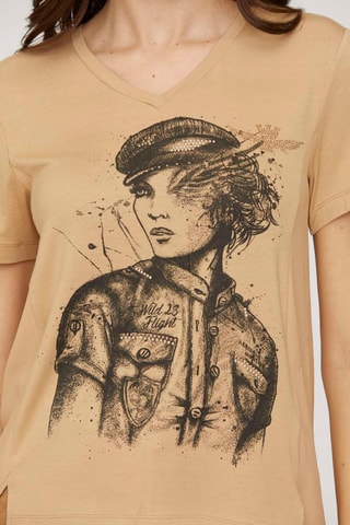 Camiseta - Caqui