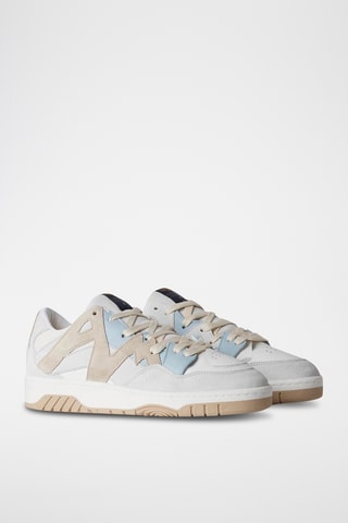 Zapatillas de piel - Blanco