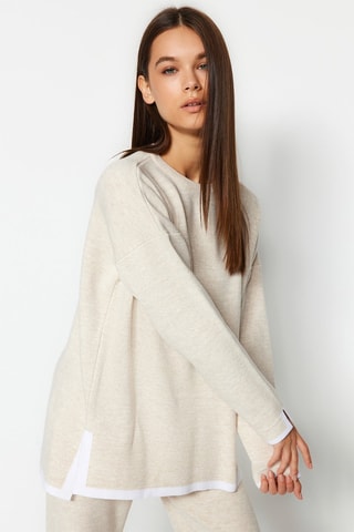 Pull et pantalon - Beige