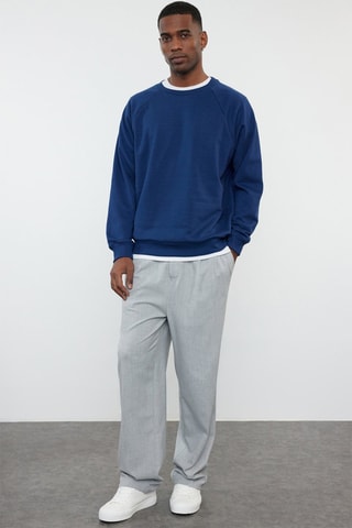Sweat oversize - Bleu marine