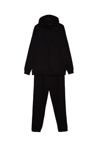 Sweat à capuche et jogging - Noir