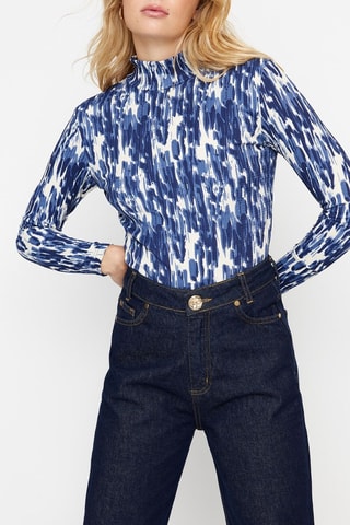 Top - Bleu marine