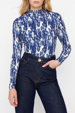 Top - Bleu marine