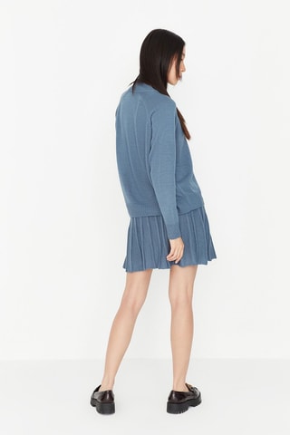 Pull et jupe - Bleu