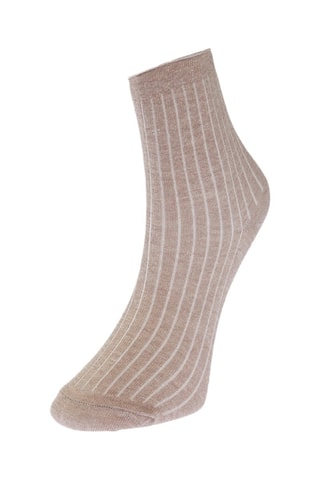 3 paires de chaussettes - Beige et marron