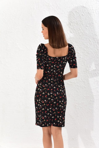 Robe fourreau - Noir