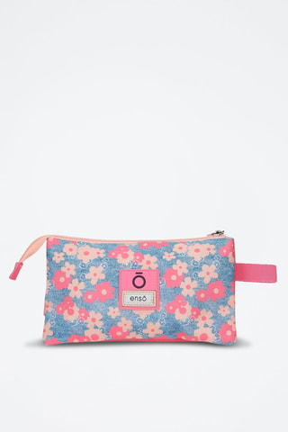 Trousse - Bleu et rose