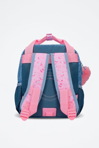 Sac à dos - Blanc, bleu et rose