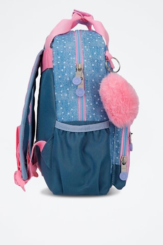 Sac à dos - Blanc, bleu et rose