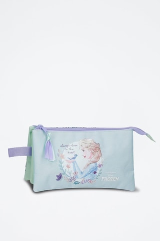 Trousse Elsa La Reine des Neiges Disney - Bleu, noir et vert