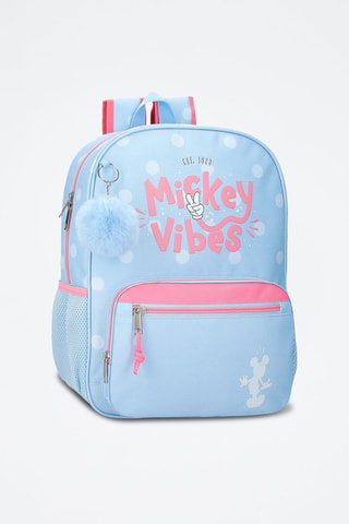 Sac à dos Mickey Disney - Blanc, bleu et rose