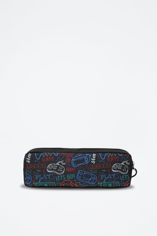 Trousse - Noir, rouge et vert