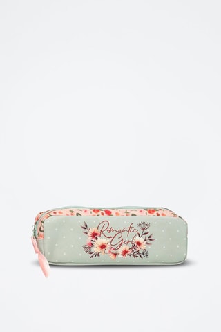 Trousse - Rose, rouge et vert