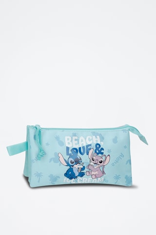 Trousse Stitch et Angel Lilo & Stitch Disney - Bleu