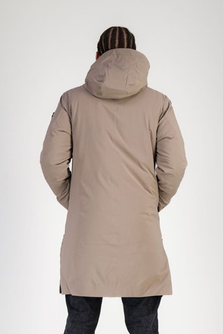 Parka con capucha - Beige