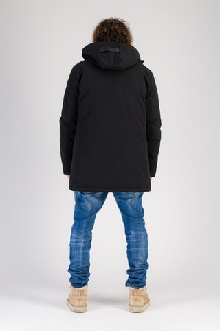 Anorak con capucha Crete - Negro