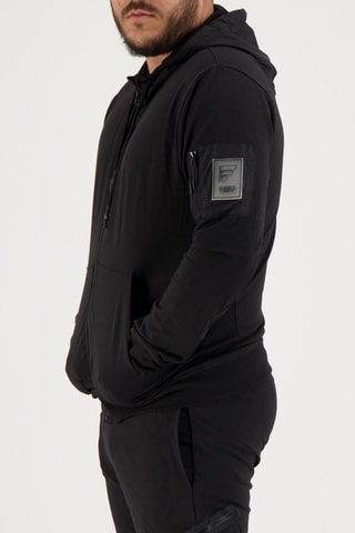 Sudadera con capucha - Negro y gris