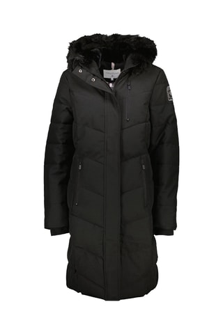 Anorak acolchado con capucha Black Piau