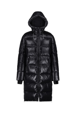 Anorak largo con capucha Toronto - Negro