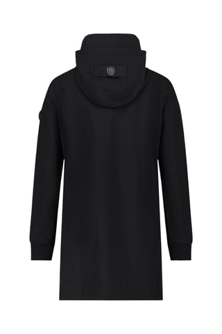 Chaqueta larga con capucha Seraphin - Negro