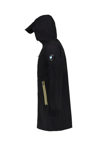 Chaqueta larga con capucha Seraphin - Negro