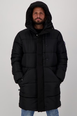 Anorak acolchado con capucha Hermon - Negro