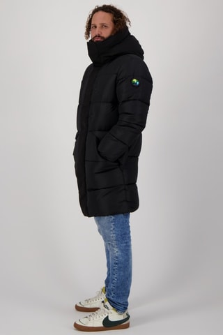Anorak acolchado con capucha Hermon - Negro