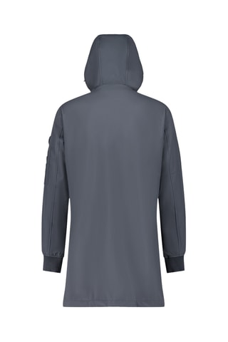 Chaqueta larga con capucha Seraphin - Gris