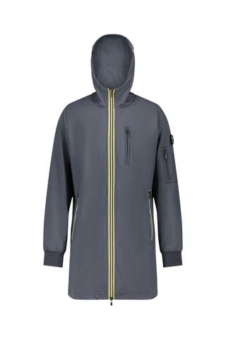 Chaqueta larga con capucha Seraphin - Gris