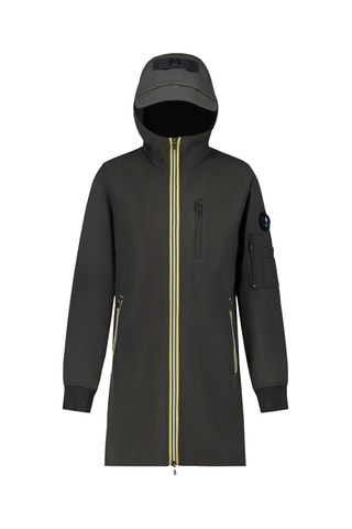 Chaqueta larga con capucha Seraphin - Caqui