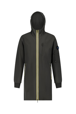 Chaqueta larga con capucha Seraphin - Caqui