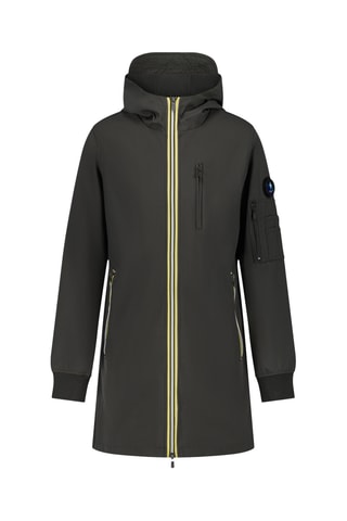 Chaqueta larga con capucha Seraphin - Caqui