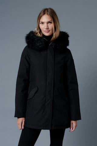 Parka con capucha Black Megeve