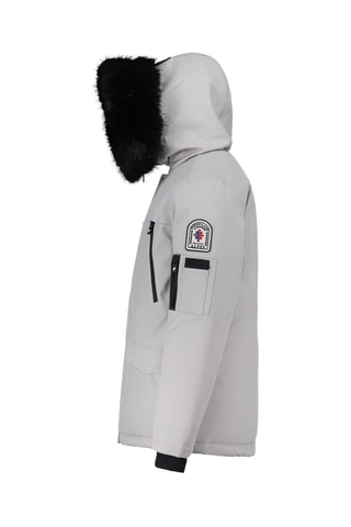 Parka con capucha City Light - Gris y negro