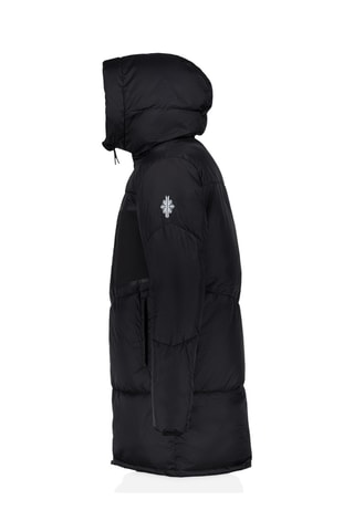 Anorak largo con capucha Black Megeve - Negro