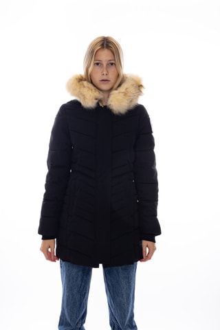 Parka con capucha Crans Montana - Negro