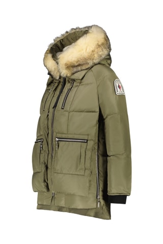 Anorak acolchado con capucha 3 Vallees Kids - Verde
